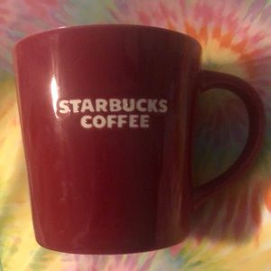 Starbucks red coffee mug